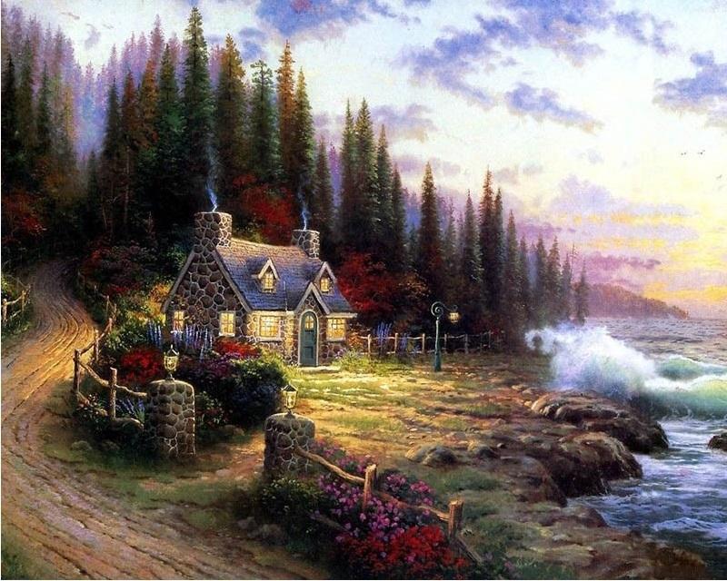 

Countryside – Paint By Numbers - 40*50CM, 501 Original