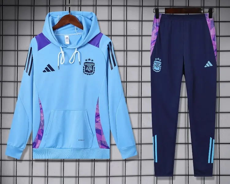 24-25 season Argentina training hooded training jersey