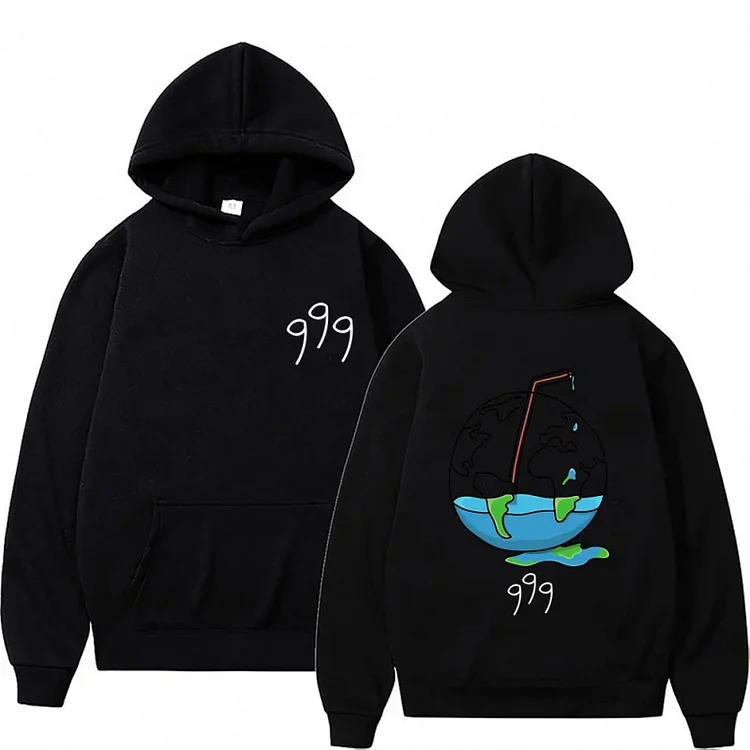 Rapper Juice Wrld Printed Hoodies Y2k Hoodie Hip Hop Streetwear Hooded Sweatshirts at Hiphopee