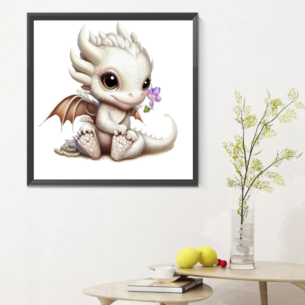 Diamond Painting - Full Round Drill - Dragon(Canvas|30*30cm)