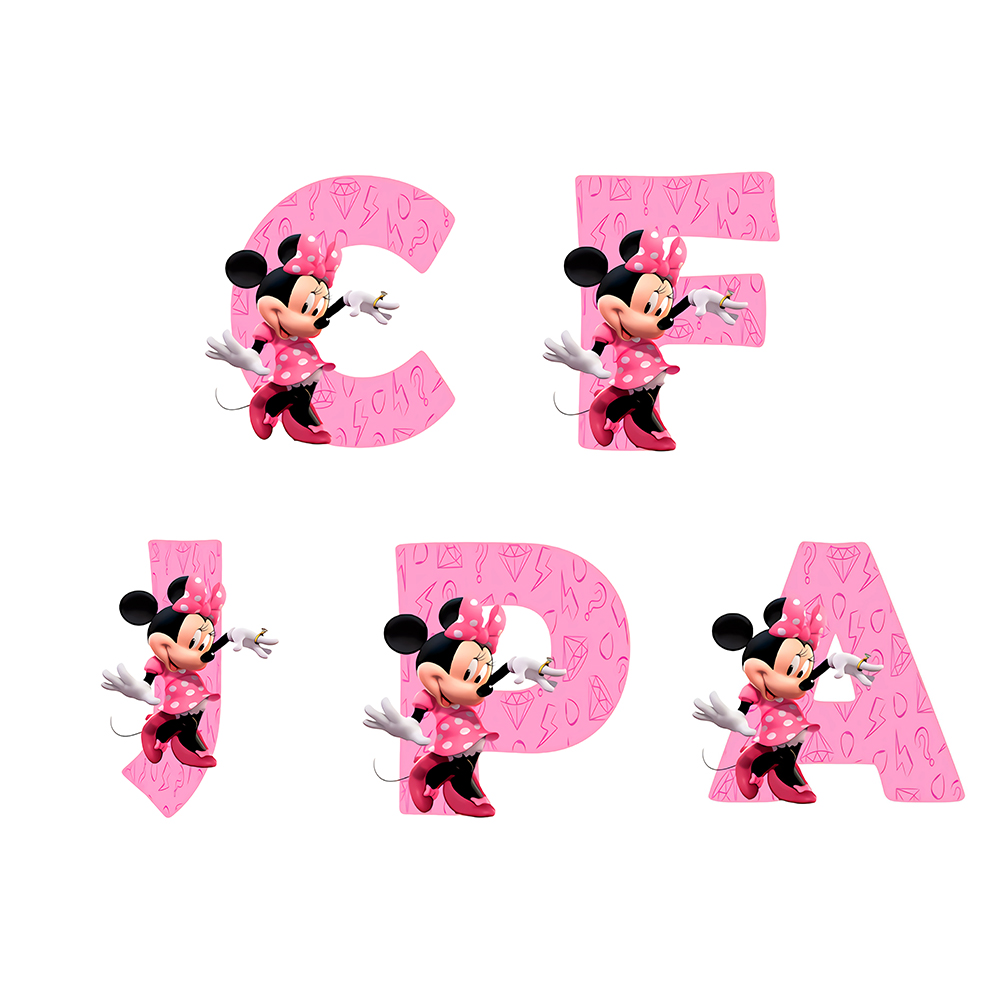 

Cartoon Mouss Letter - Round Drill Diamond Painting - 30*30CM, 501 Original