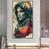 (40*75cm)Girl - Full Round Drill Diamond Painting