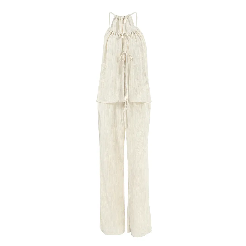 Women's Cami Top & Wide Leg Pants Two Piece Set