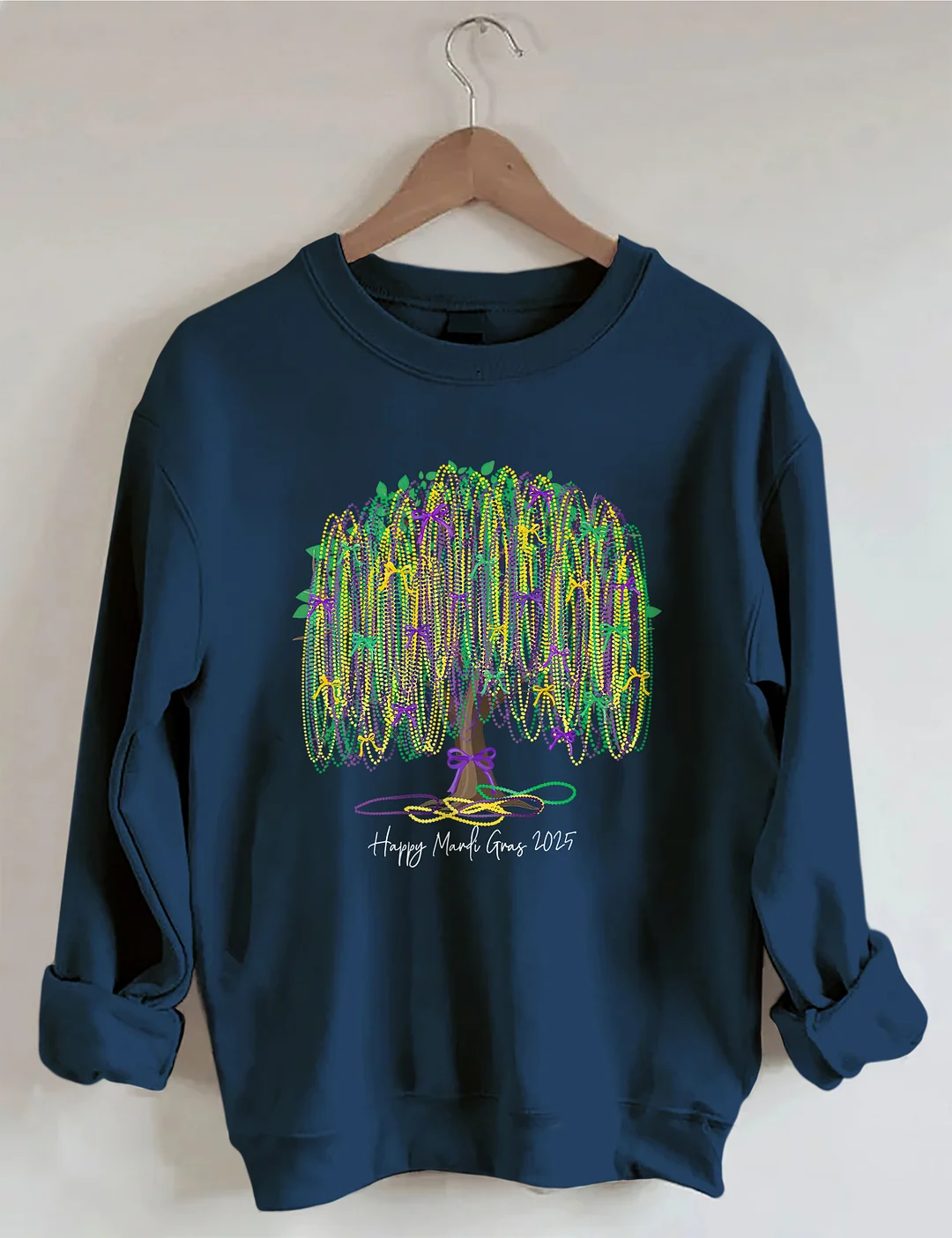 Mardi Gras Tree Sweatshirt