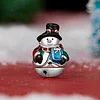 S925 Silver Xmas Snowman Charm Bead