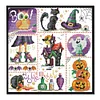11CT Halloween - Stamped Cross Stitch 41*41cm/16.14*16.14in(Brand)