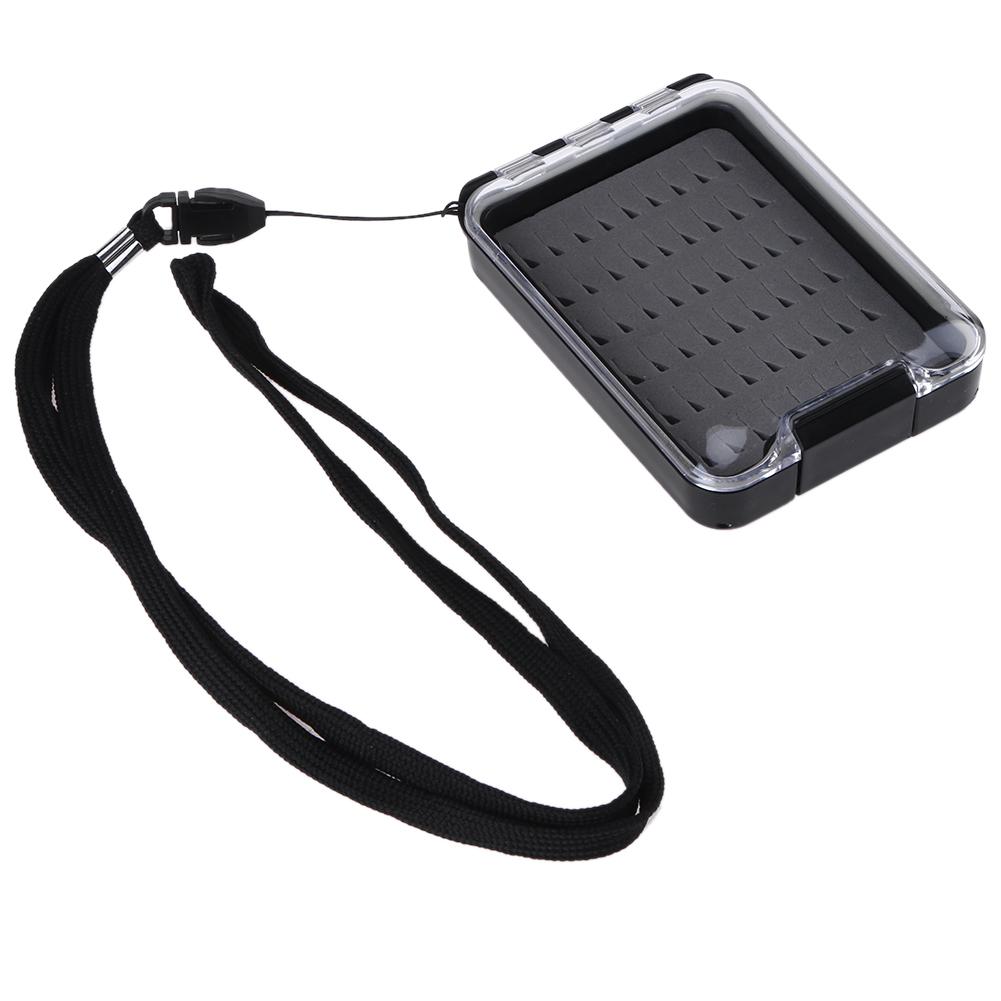 

Waterproof Foam Fly Fishing Box Fishing Tackle Clear Lid Bait Storage Case, 501 Original