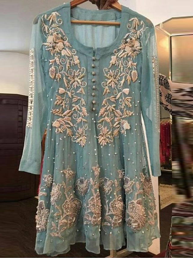 Cotton Linen Lace Floral Buttoned Women Top