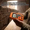 Wood Moisture Meter LCD Backlight Digital Wood Moisture Tester with 4 Switchable Modes High Precision for Firewood Paper Floor (Battery Not Included)