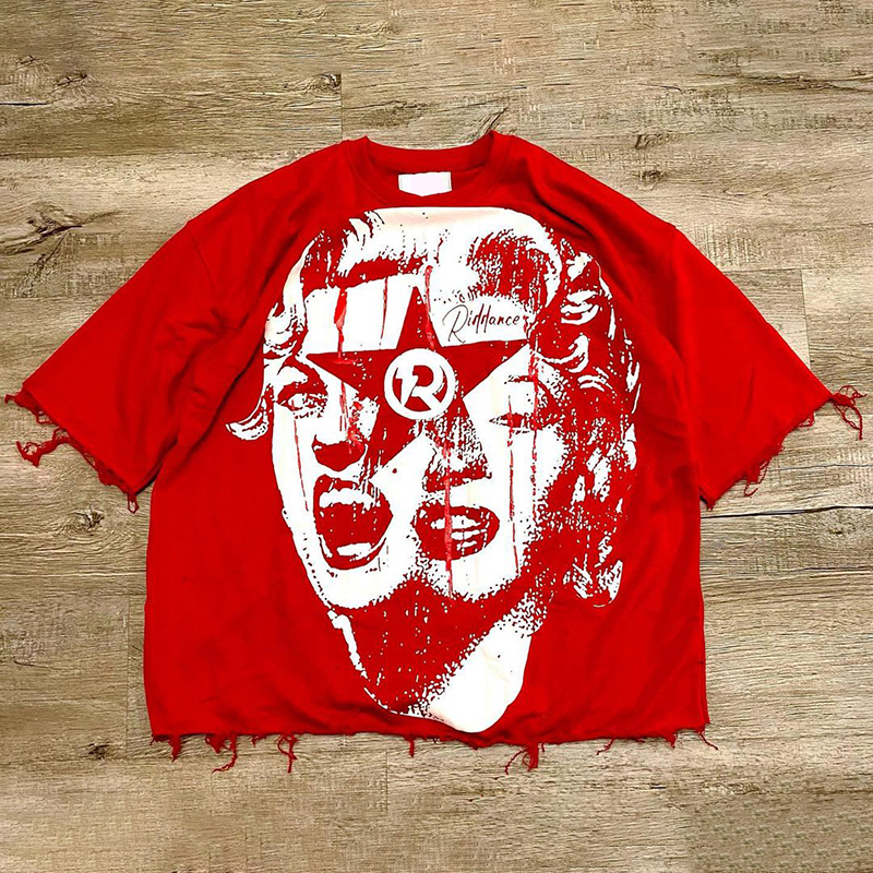 One Silver Dollar Abstract Human Face Graphics Cotton Unisex T-Shirt - SOPULA