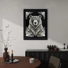 Diamond Painting-DIY Special Shaped Drill Pearl Painting Black Bear(30x40cm)
