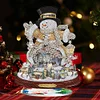 DIY Christmas Snowman Diamond Painting Desktop Ornaments