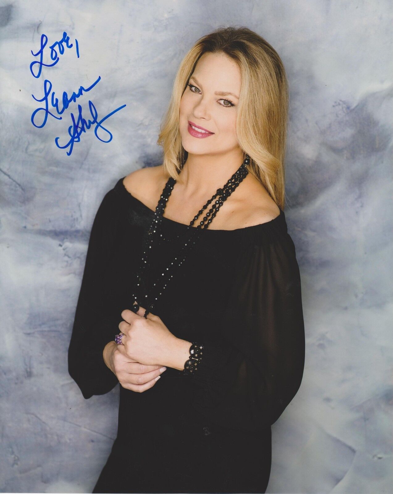 Leann Hunley Signed 8x10 Photo Poster painting - DYNASTY / DAWSON'S CREEK Babe - SEXY!!!