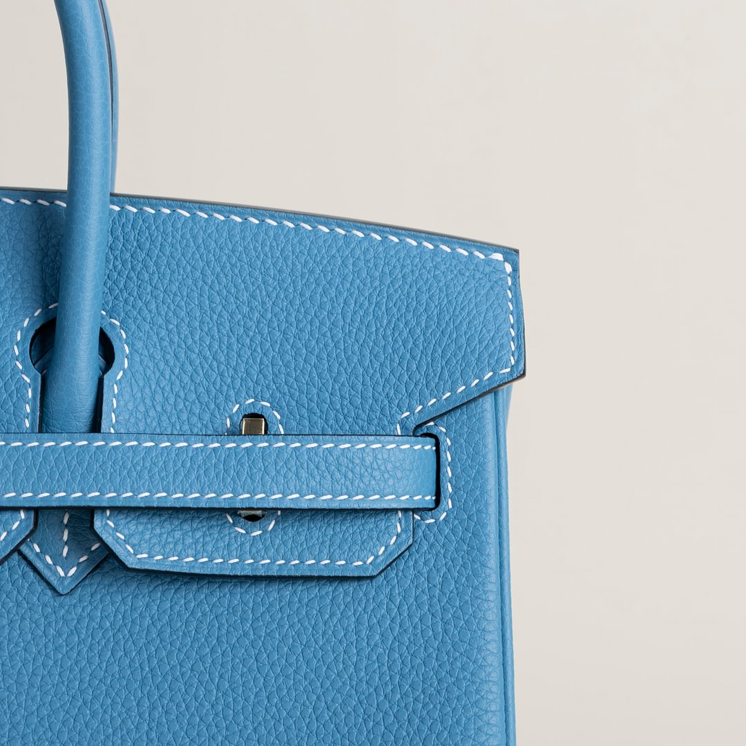 Birkin 25cm Togo 75 Blue Jean GHW