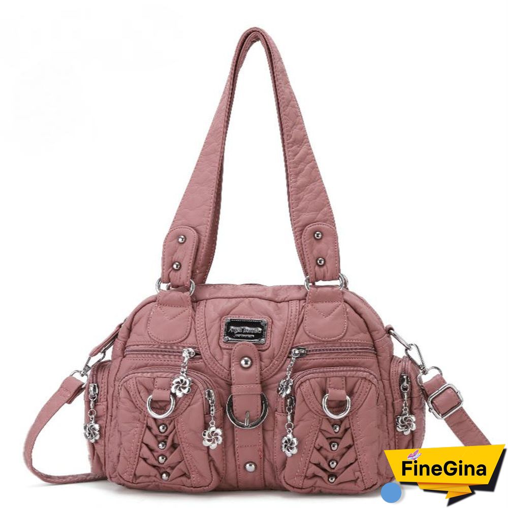 Retro Pure Color Tote Bag