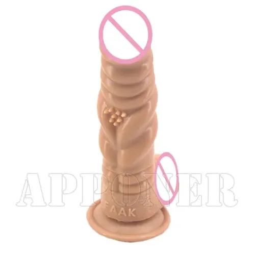pornhint Pornhint Glamorous Golden Realistic Silicone Dildo Vaginal G-spot Stimulates Sex Toy