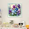 (US Local)Flower-11CT Counted Cross Stitch Kit(40x40cm)