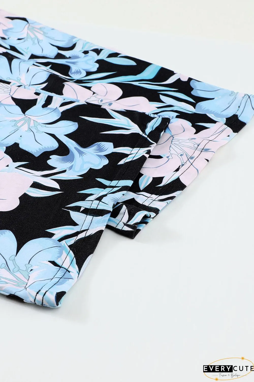 Print Spaghetti Strap Wide Leg Jumpsuit