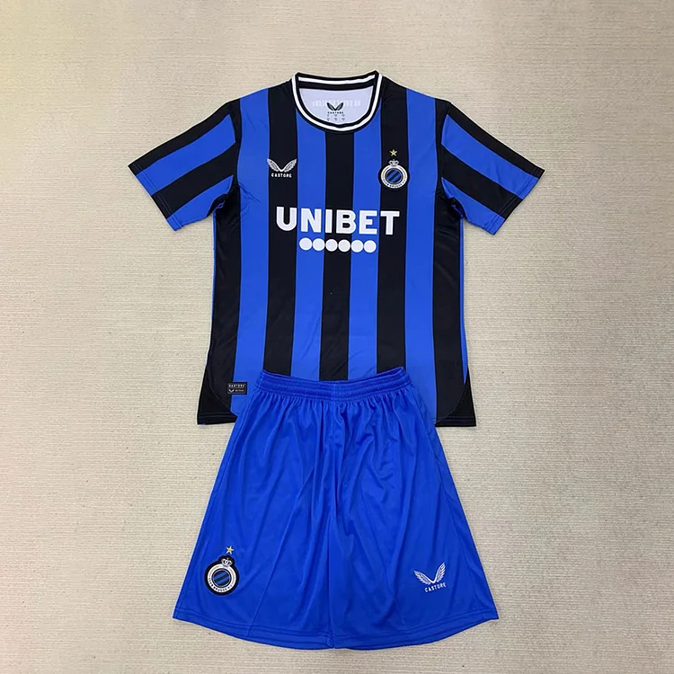 24/25 Club Brugge Home Shirt - Kids Kit