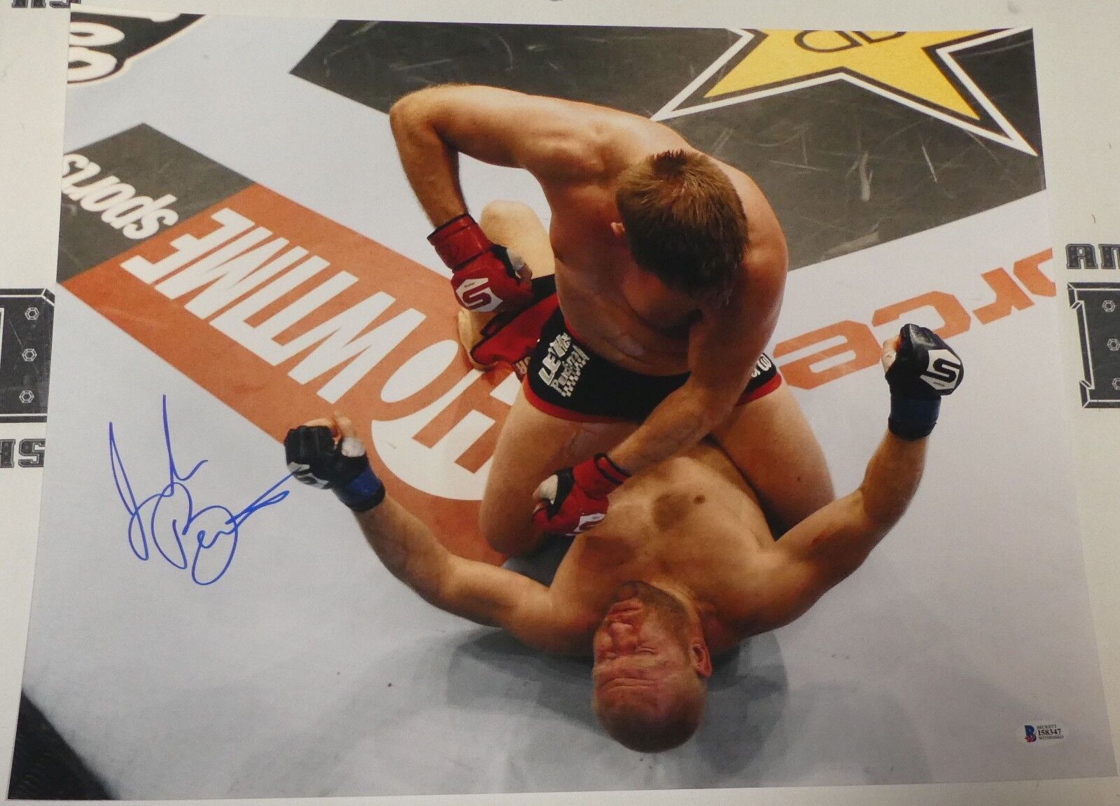 Josh Barnett Signed 16x20 Photo Poster painting BAS Beckett COA UFC Pride FC StrikeForce MMA 7