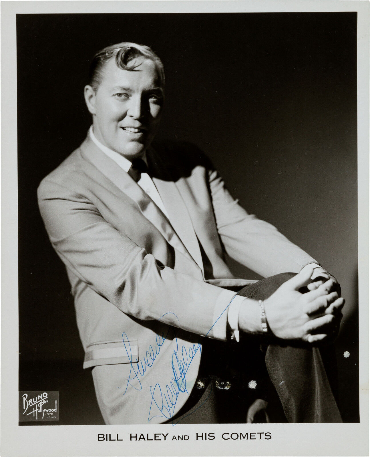 BILL HALEY Signed Photo Poster paintinggraph - 'The King Of Rock N' Roll' - preprint