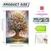 DIY Special Shaped Tree Of Life 50 Pages Diamond Painting Notebook Kit