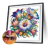 DIY Partial Special Shaped Drill Diamond Painting-Flower
