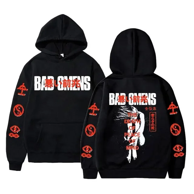 Flowingwaterpress Omens Band Tour 2025 American Music Hoody A Tour of The Concrete Jungle Tour Hoodie Men Women Hip Hop Punk Streetwear Sweatshirt