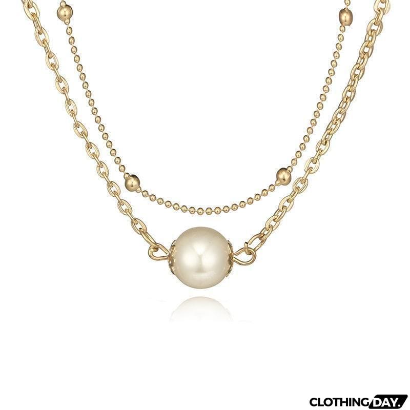 Layered Pearl Choker