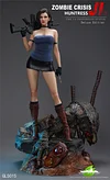 1/4 Scale Duluxe Ver. JL - Zombie Crisis Huntress Resin Statue - Green Leaf Studios [In Stock]
