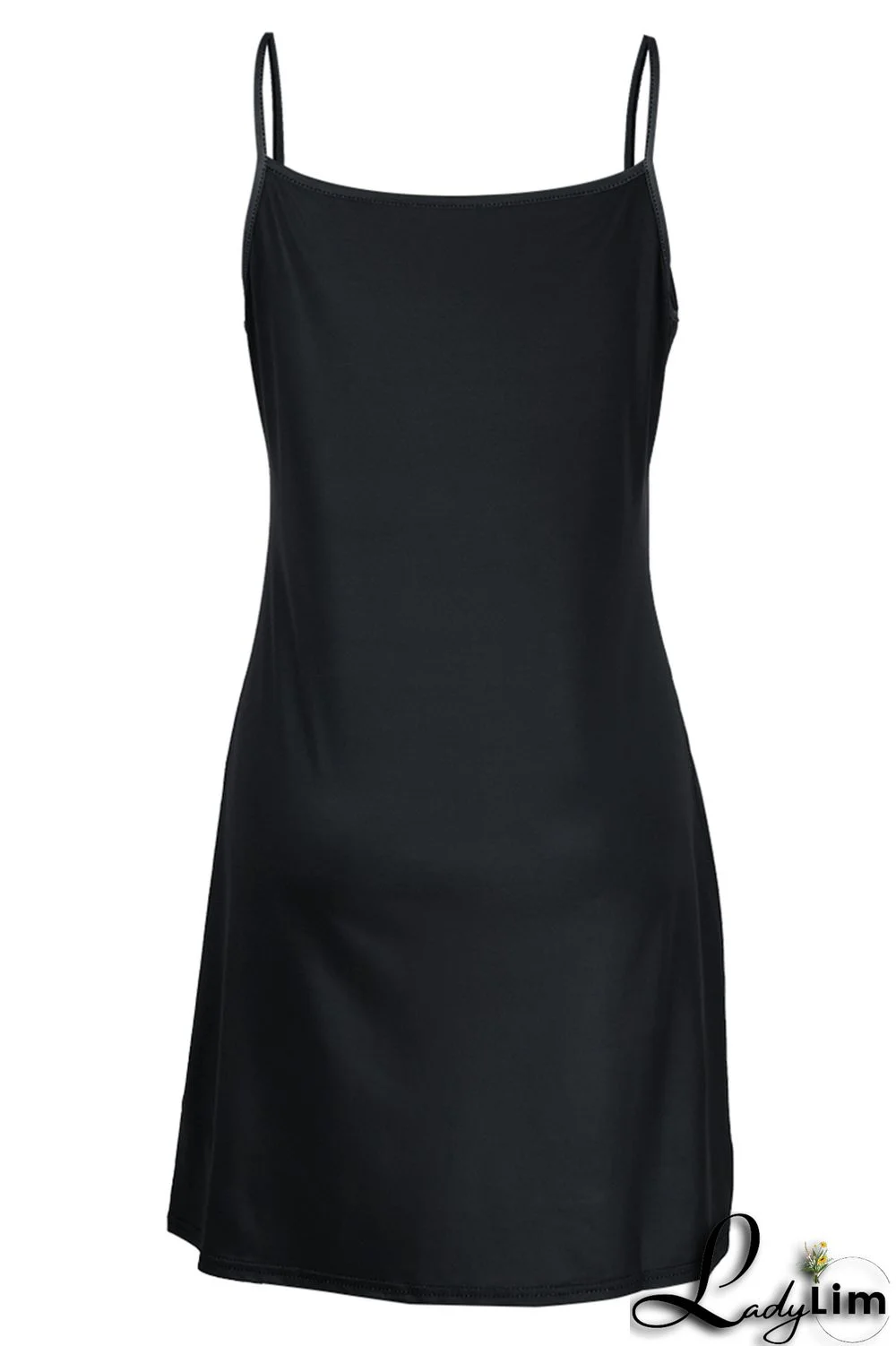 White Black Sexy Casual Print Backless V Neck Sling Dress