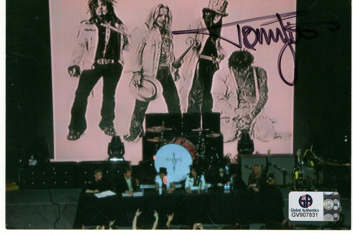 Tommy Lee Signed Autographed 4X6 Photo Poster painting Motley Crue Drummer GV907831