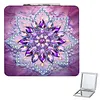 Mandala DIY, speziell geformte Diamantmalerei, Kompaktspiegel-Sets, Diamantkunst-Malerei, Taschenspiegel f&uuml;r Anf&auml;nger, Kunsthandwerksgeschenke f&uuml;r Fra