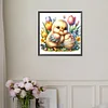 5D DIY Full Square Drill Diamond Painting Easter Chicken Home Decor Art 35x35cm