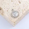 3Pcs/Lot Sun Smile Face Pendants Stainless Steel Celestial Dangle Charms DIY Bracelet Earring Jewelry Making Supplies Wholesale