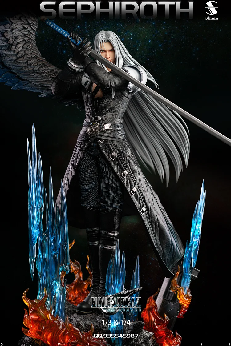 Shinra Studio - Final Fantasy 7 Sephiroth 1/3 & 1/4 Statue(GK)-