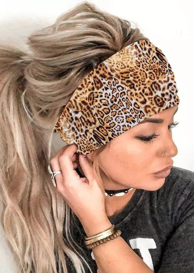 Boho-chic Leopard Printed Women's Headband