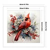 (Stamped/Counted) Cardinal Bird- 11CT Cross Stitch 40*40cm