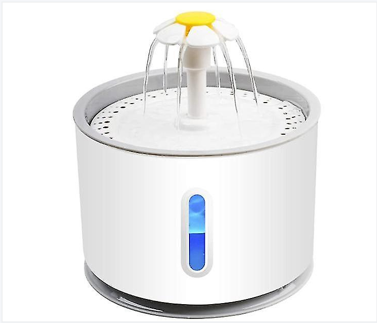 Cat Water Fountain, Pet Led Drinking Fountain For Small Dogs, Cat Water Dispenser With Led