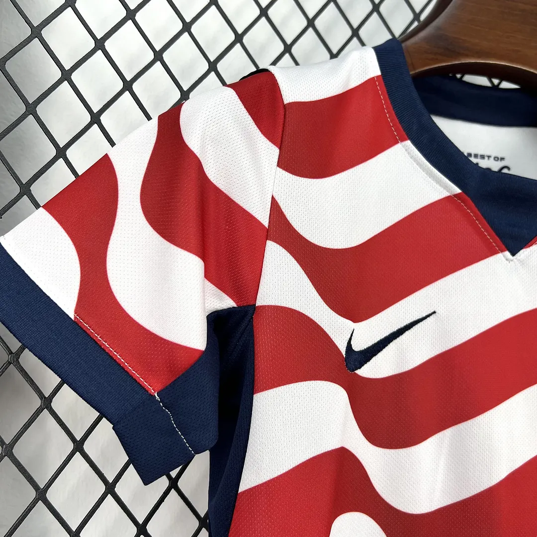 2026 America US United States Home Kids Kit Football Shirt Thai Quality