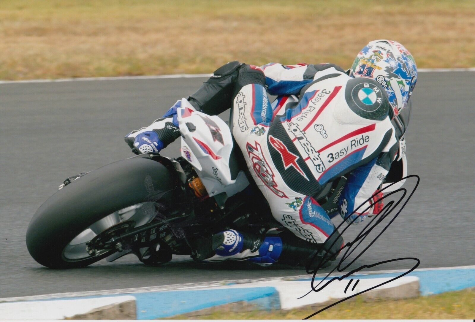 Troy Corser Hand Signed 12x8 Photo Poster painting - MotoGP, WSBK, BSB Autograph.