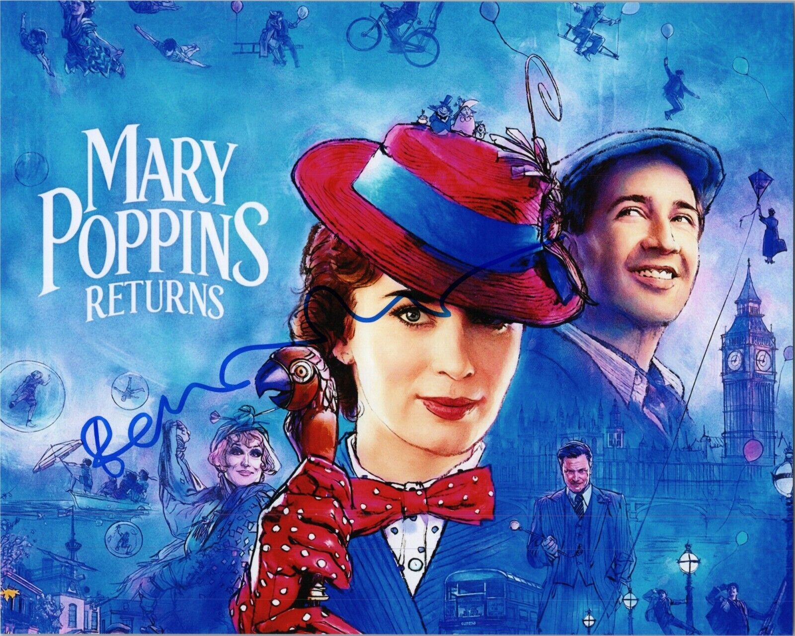 ~~ BEN WHISHAW Authentic Hand-Signed MARY POPPINS RETURNS