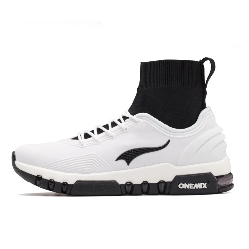 ONEMIX Men Boots Running Shoes Women Sneakers High Top Winter Snow Boots Outdoor Waterproof Walking Trekking Sneaker