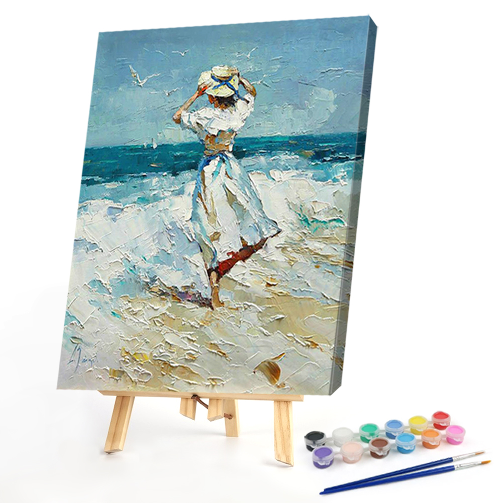 

40*50CM - Paint By Numbers - Girl, 501 Original