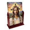 (US Only)Jesus Special Shape Diamond Painting Mirror Table Top Diamond Mirror Kit