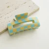 Colorful Chessboard Hair Clip Claw