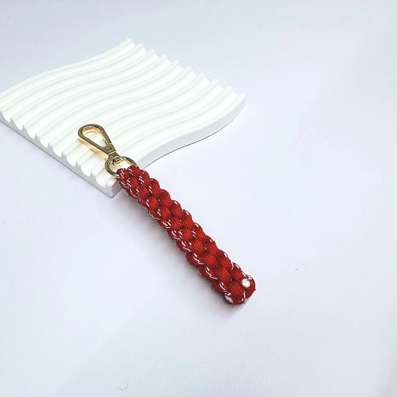 Miu Home Bag Hanging Hot Handmade Braided Pendant Colorful Fashionable Unique Key Shape Car Keychain