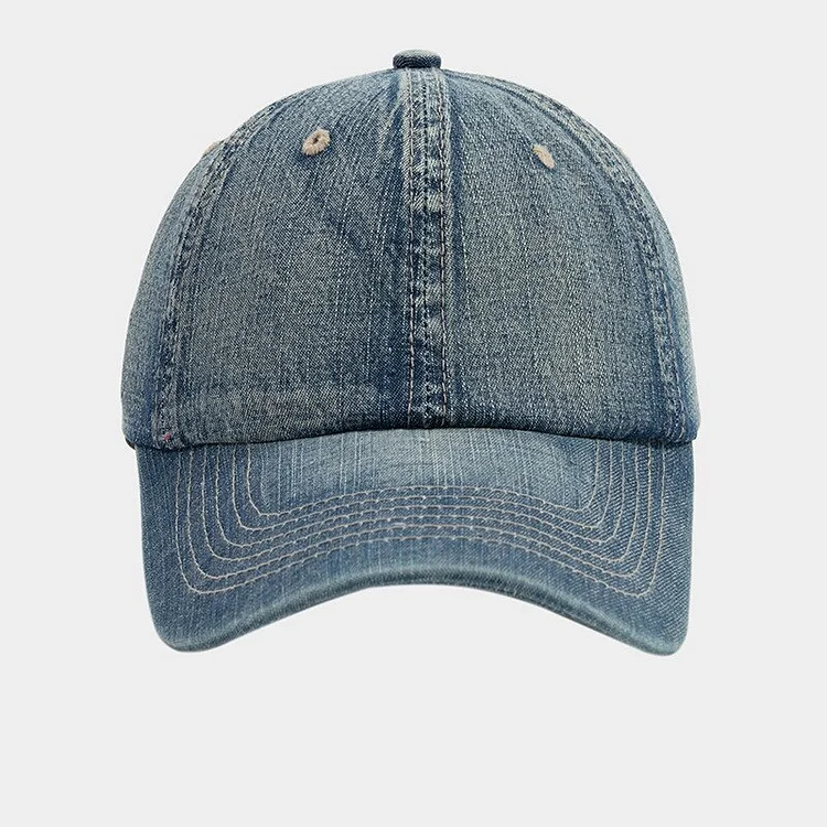 Denim Baseball Cap Spring and Autumn Vintage Washed Duck Tongue CapTrend Men and Women Versatile Casual Sun Hat BQ1028