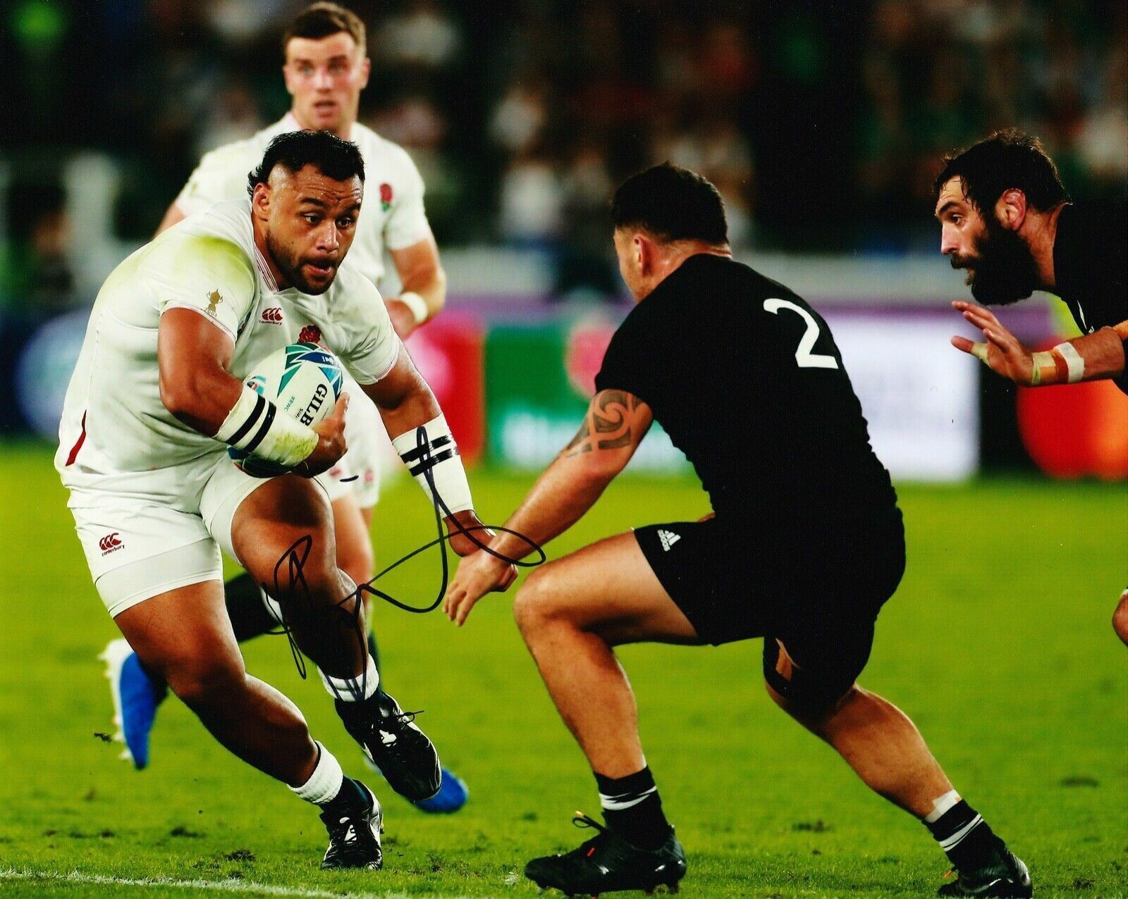 Billy Vunipola Signed 10X8 Photo Poster painting Saracens & ENGLAND RUGBY AFTAL COA (D)