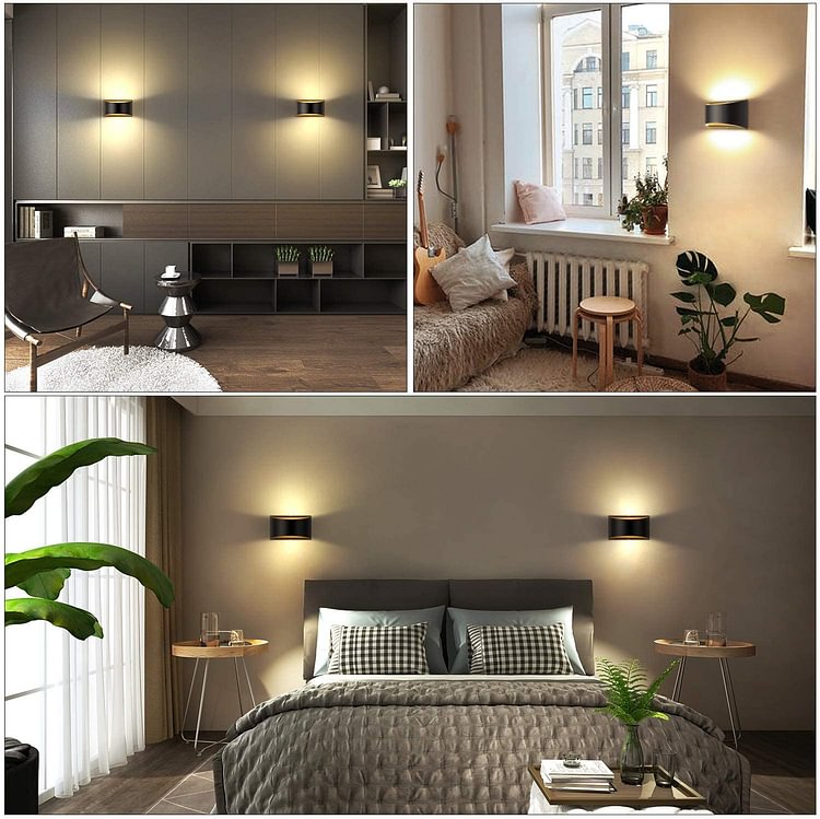 9W 3 LED Wall Light Up Down Lamp Modern Sconce Lighting Home Bedroom  S5 